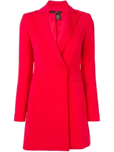 Jay Godfrey Blazer Mini Dress In Red