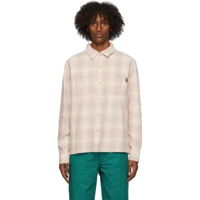 Stussy Stüssy Plaid Flannel Shirt In Dusty Rose