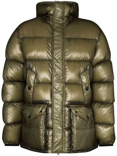 C.p. Company Dd Shell Padded Jacket In Green