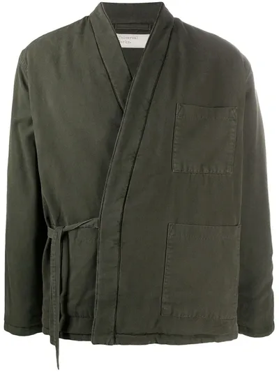 Universal Works Kyoto Work Jacket In Green