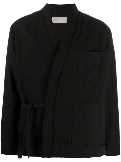 Universal Works Kyoto Work Jacket In Black