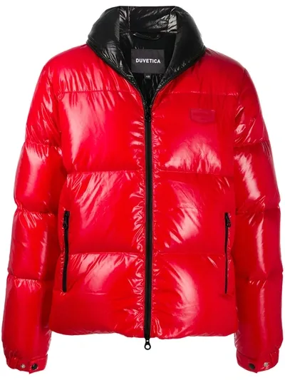 Duvetica Cebalrai Padded Jacket In Red