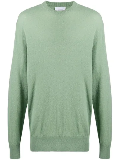 Nanushka Madan Round-neck Jumper In Green