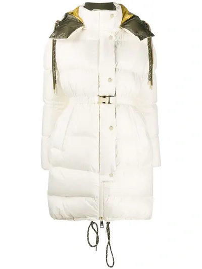 Bazar Deluxe Reversible Padded Coat In White