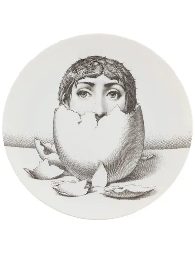 Fornasetti Plate In White