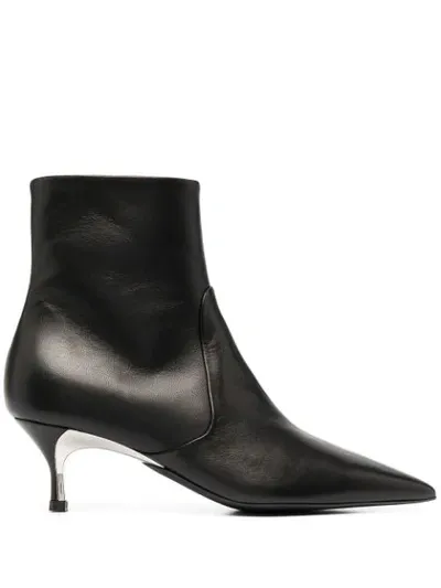 Furla Kitten-heel Ankle Boots In Black