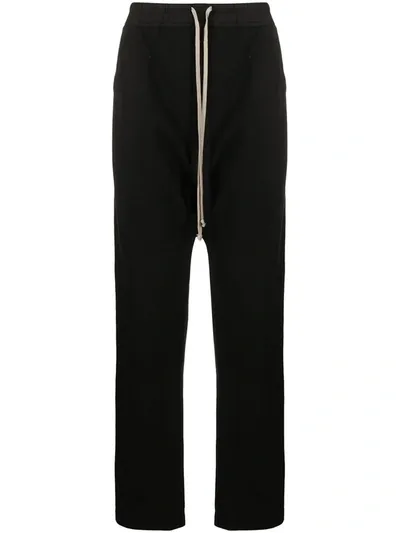 Rick Owens Drkshdw Drop Crotch Trousers In Black