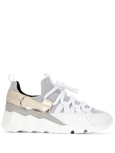 Pierre Hardy Trek Comet Sneakers In White