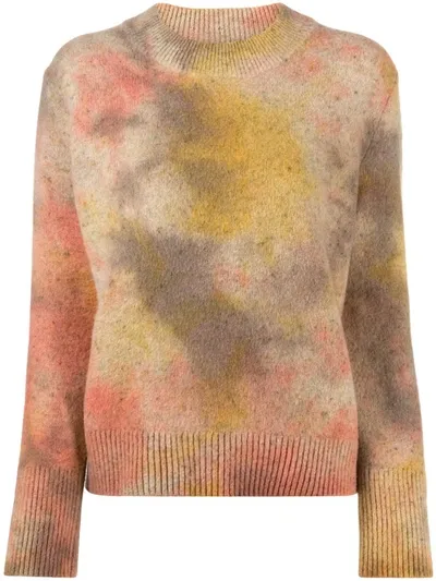 Massimo Alba Ana Tie-dye Sweater In Neutrals