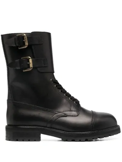 Semicouture Hank Ankle Boots In Black