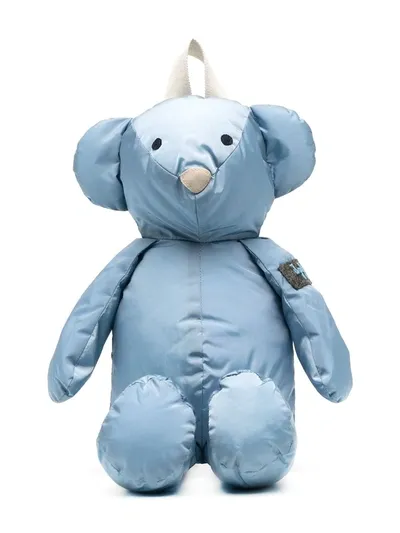 Il Gufo Kids' Teddy Bear Backpack In Blue