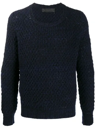 The Elder Statesman Crew-neck Cashmere Jumper In Blue