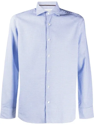 Tintoria Mattei Blue Button Shirt