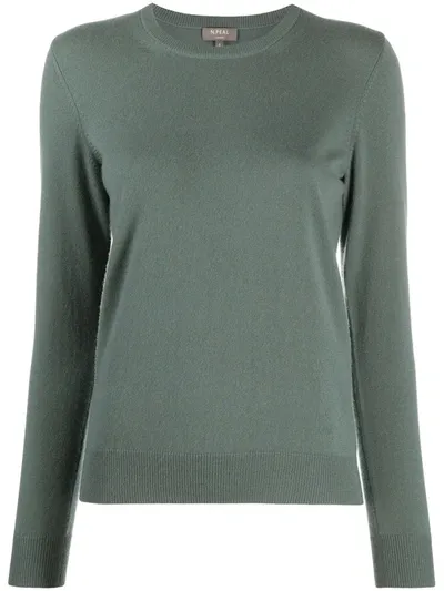 N•peal Fine Knit Cashmere Jumper In Green