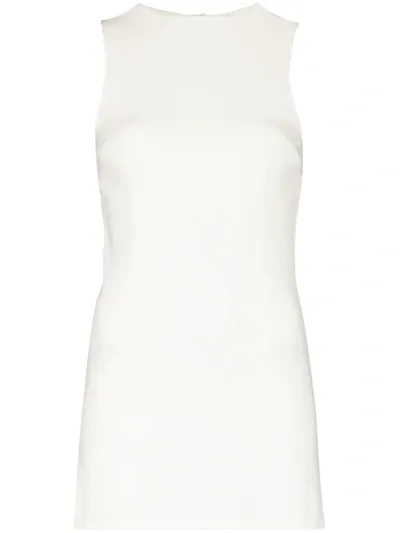 Our Legacy White Long Jersey Tank Top