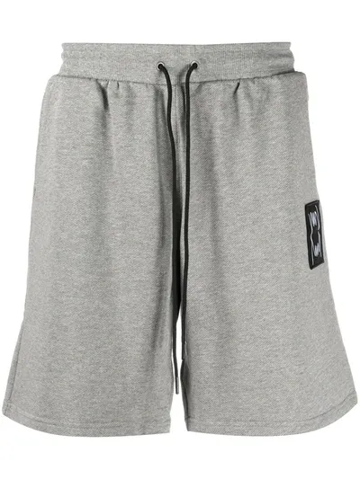 Puma Bite Patch Track Shorts In Grey