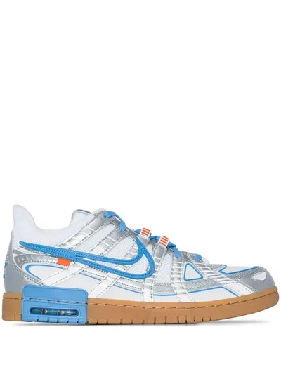 Nike X Off-white Air Dunk University Blue Sneakers In White