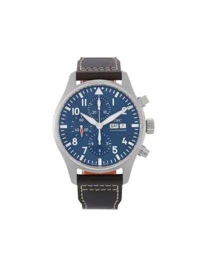 Iwc Schaffhausen 2020 Unworn Pilot's Watch Chronograph Edition "le Petit Prince" 43mm In Blue