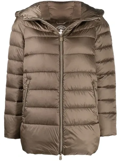 Save The Duck Irisy Padded Jacket In Brown