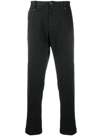 Myths Straight-leg Trousers In Black