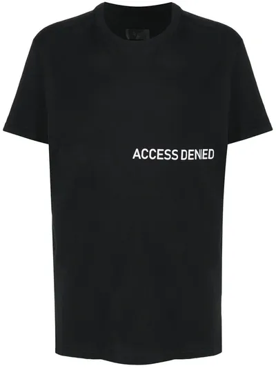 Rta Graphic-print Crew-neck T-shirt In Black