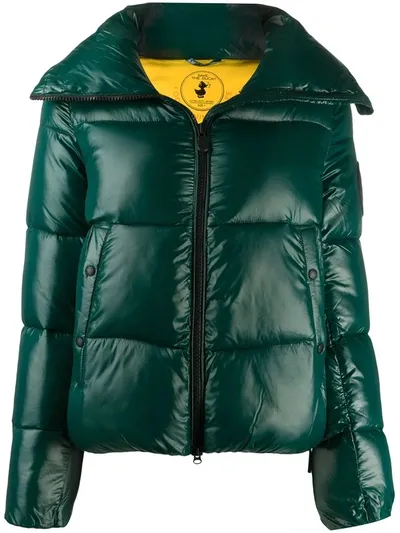 Save The Duck D3937w Lucky Padded Jacket In Green