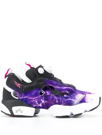 Reebok Instapump Fury Sneakers In Multicolor Nylon In Purple