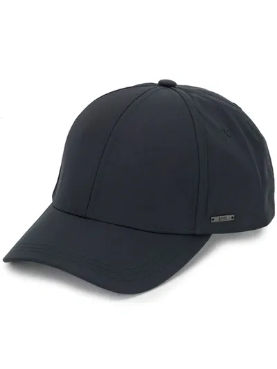 Hugo Boss Logo-plaque Baseball Cap In Blue