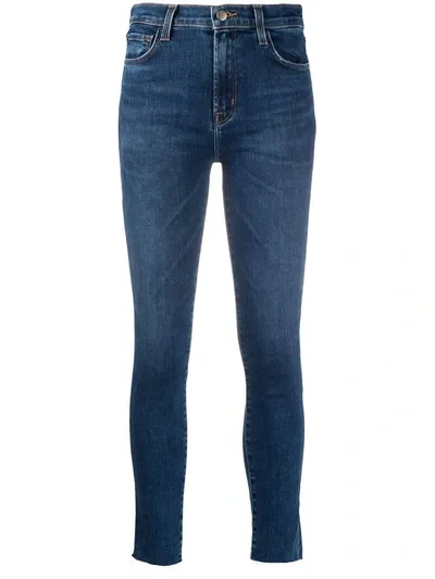 J Brand Skinny Fit Bootcut Jeans In Blue