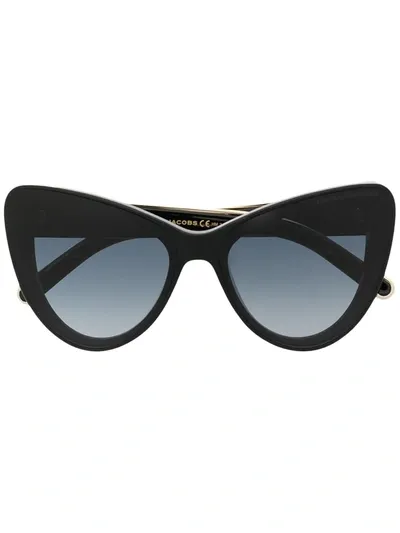 Marc Jacobs Classic Cat-eye Sunglasses In Black