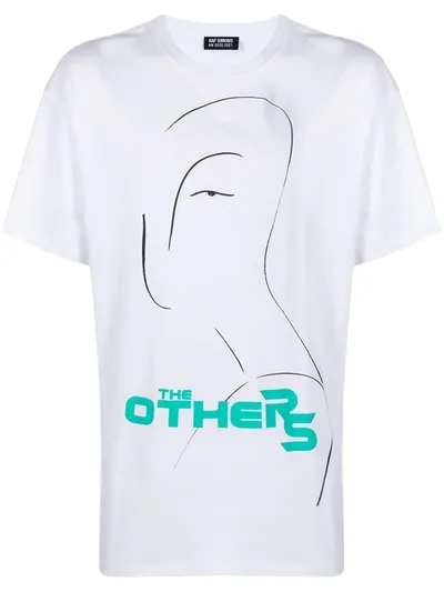 Raf Simons The Others Cotton T-shirt In White