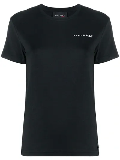 John Richmond Logo Print Short-sleeved T-shirt In Black