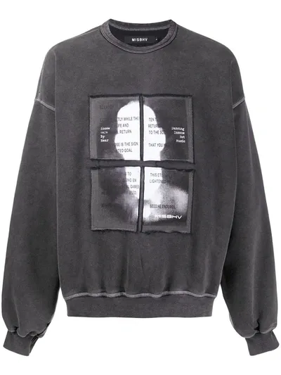 Misbhv Graphic Print Sweatshirt In Black