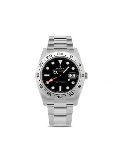 Rolex 2019 Unworn Explorer Ii 42mm In Silver