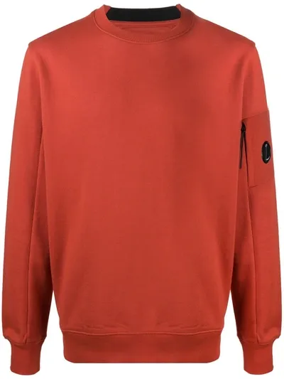 C.p. Company Pocket Sleeve Sweatshirt In Red