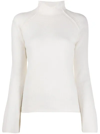 Forte Forte Turtleneck Knit Jumper In White