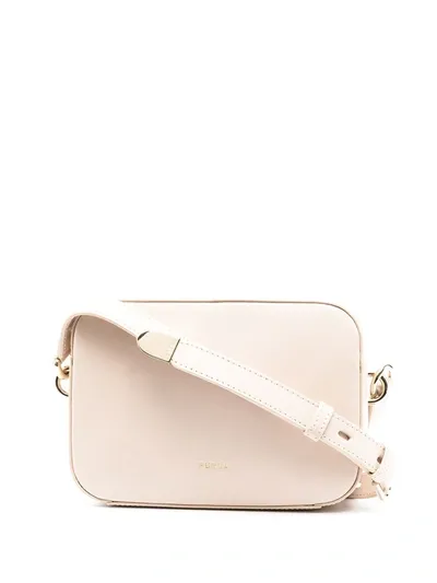 Furla Block Mini Crossbody Bag In Pink