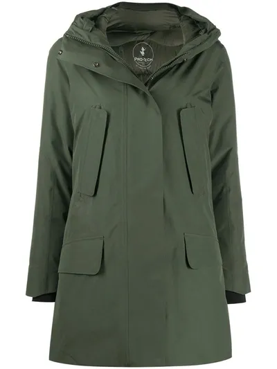 Save The Duck D4652w Heroy Mid-length Coat In Green