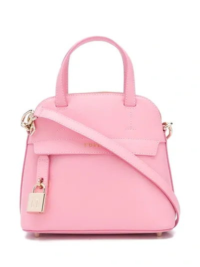 Furla Small Piper Dome Bag In Pink