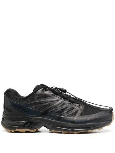 Salomon Logo Low-top Sneakers In Black