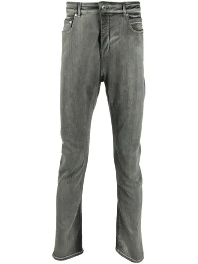 Rick Owens Drkshdw Detroit Cut Jeans In Grey