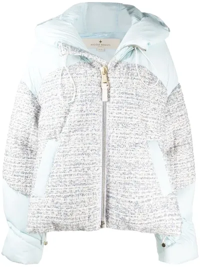 Nicole Benisti Padded Zip-up Jacket In Blue