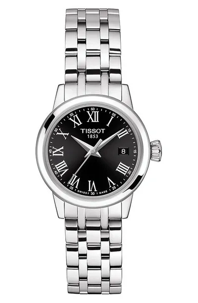 Tissot Women's Swiss Classic Dream Stainless Steel Bracelet Watch 28mm In Black