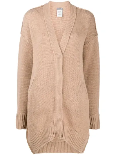 Kristensen Du Nord Long Cashmere Cardigan In Neutrals