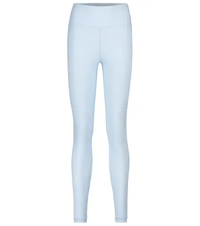 Wardrobe.nyc Release 02 High-rise Jersey Leggings In Light Blue