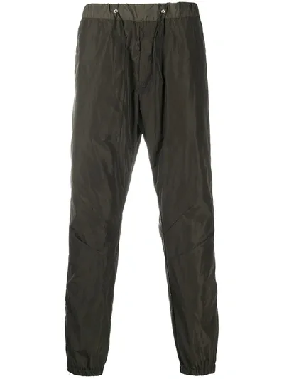 John Richmond Drawstring Tapered Trousers In Green