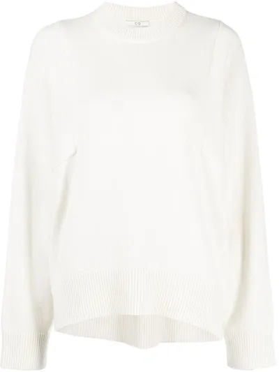 Co Slouched Cashmere-wool Jumper In White