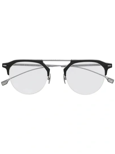 Hugo Boss Two-tone Round-frame Glasses