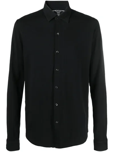 Majestic Stretch-fit Shirt In Black