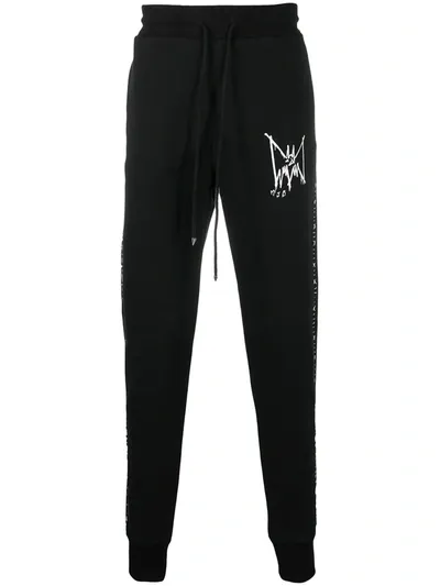 Mjb Marc Jacques Burton Logo-print Track Pants In Black